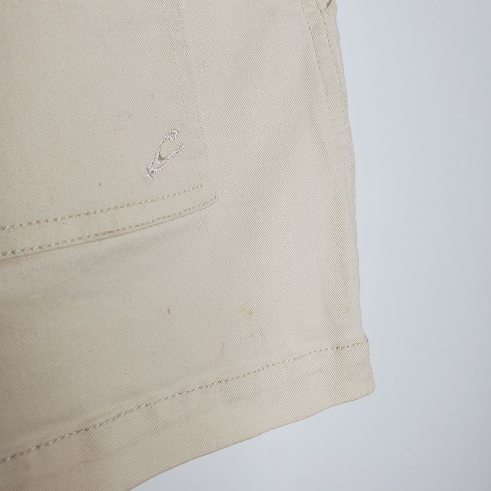 Vintage 00s Y2K O'Neil Super Short Mini Micro Low Rise Khaki Cargo Skirt Size S - Picture 2 of 6